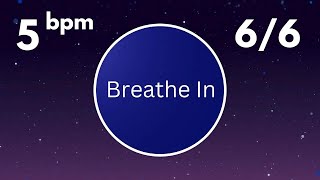 Coherent Breathing Timer  5 Breaths Per Minute  6 Seconds in  6 Seconds Out  With Bells [upl. by Moriyama]