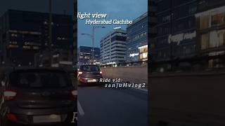 Hyderabad night viewsHyderabad Gachibowli Hitech City road tour hyderabad gachibowli [upl. by Mik]