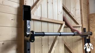 Shed Motorbike Security Barrier [upl. by Enileuqcaj]