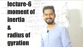 6moment of inertia  radius of gyration  rotational motion  class 11 [upl. by Akcirre117]