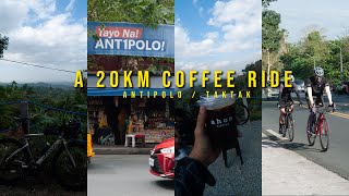 A chill 20km coffee ride Antipolo Taktak to Ahon Coffee cycling chill [upl. by Luemas]