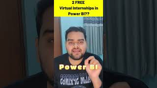 2 FREE Virtual Internships in Power BI powerbi learnwidgiggs [upl. by Garneau]