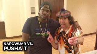 Nardwuar vs Pusha T [upl. by Oicnerual]