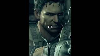 Chris Redfield RE5 VS Leon S Kennedy RE4 edit battle vsbattle [upl. by Stark]