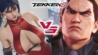 Tekken 8 Zafina reaches Bushin against Kazuya Online Ranked Match [upl. by Esyle]