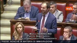 «Ma dove avete scritto il decreto a Pontida»  l’ironia di Sarracino Pd sul governo [upl. by Alrick]