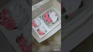 Cupcake and Mini Cake set 🧁 cake cakedesign cakeart cakedecorating birthdaycake cakerecipe [upl. by Osmen]