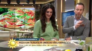 Pizza kan ta plats på världsarvslista  Nyhetsmorgon TV4 [upl. by Etezzil]