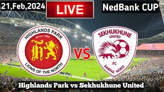 Highlands Park vs Sekhukhune United Live Match Today Nedbank Cup [upl. by Durwyn]