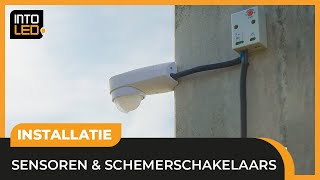 Koppel een buitenlamp aan een SCHEMERSCHAKELAAR en BEWEGINGSSENSOR [upl. by Mercedes346]