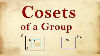 Coset of a group  coset  coset in group algebra  group and ring [upl. by Ttemme267]