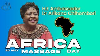 HE Ambassador Dr Arikana Chihombori Quao AFRICA DAY MESSAGE quotNo Justice no Peacequot [upl. by Earaj]