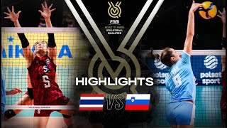 🇹🇭 THA vs 🇸🇮 SLO  Highlights  Womens OQT 2023 [upl. by Azalea886]