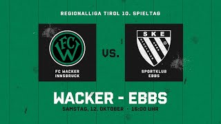 FC Wacker Innsbruck gegen den SK Freisinger Ebbs [upl. by Ranite]