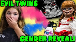 Evil Twins Gender Reveal Annabelle Is Pregnant Part 3 [upl. by Samoht]