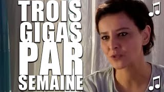 ♫ TROIS GIGAS PAR SEMAINE ♫ Parodie dINDOCHINE [upl. by Deland]