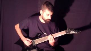 BC Rich Warlock Lucky 7 string 2014  Rhythm Test  Demo by Marco Vitali [upl. by Billi]