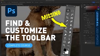 Find amp Customize the Toolbar amp All the Tools in Photoshop  Photoshop Tutorial for Beginners [upl. by Yssej]