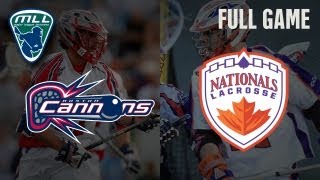 MLLs Youtube Game of the week Boston Cannons at Hamilton Nationals [upl. by Liba]