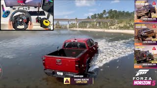 Colorado Chevrolet ZR2  Challenge B700 Three Danger Sign  Forza Horizon  Steering wheels G29 🎮 [upl. by Atela]