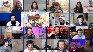 KONOSUBA Opening 2 「Tomorrow」 Season 2  React Mashup この素晴らしい世界に祝福を！OP2 [upl. by Christmas]