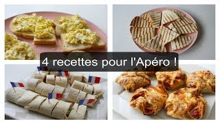 4 idées recettes faciles dAPERO DINATOIRE [upl. by Lebar]