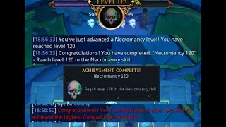 RuneScape How to get 120 necromancy so fast 55 milh XP [upl. by Mientao]