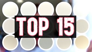 15 MOST POPULAR PAINT COLORS BY BENJAMIN MOORE [upl. by Editha863]