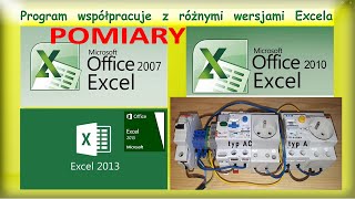 Pomiary elektryczne w oparciu o Excel [upl. by Knute]