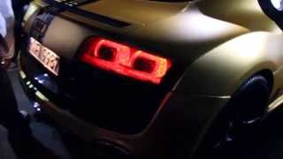 Audi R8 rev battle  Capristo vs HMS [upl. by Theron]