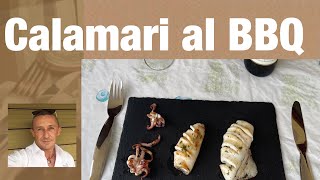 Come cucinare i calamari alla griglia o bbq o ai ferri [upl. by Ezara995]