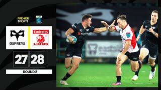 Ospreys vs Emirates Lions  Highlights from URC [upl. by Nitnert]