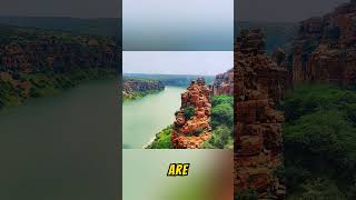 The Untouched Canyons of Gandikota India’s Grand Canyon 🏞️ shorts geography gandikota [upl. by Naitirb338]