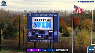 Mens Soccer vs Rockford University  NACC Tournament Quarterfinal [upl. by Peonir]