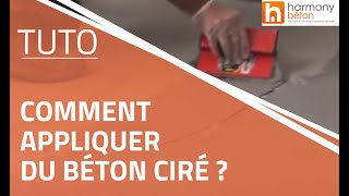 Comment bien appliquer du béton ciré de A à Z  2013 [upl. by Ainoloppa463]