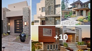 14 IDEAS DE FACHADAS EN PIEDRA DE ENSUEÑO PARA TU CASA ¡UNA IDEA ES MÁS ESPECTACULAR QUE LA OTRA [upl. by Rotsen]