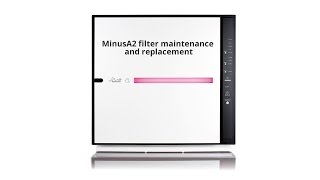 MinusA2 Air Purifier  How to Replace Filters [upl. by Soule105]