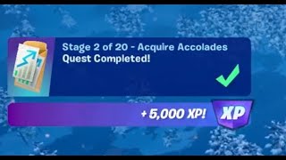 Fortnite  Acquire Accolades  Chapter 5 Season 2 [upl. by Sergo442]