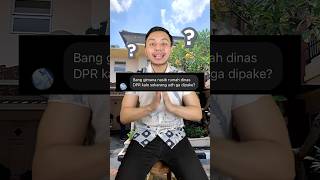 Nasib rumah dinas DPR yang gak dipake Masih bagus shorts [upl. by Ebehp553]