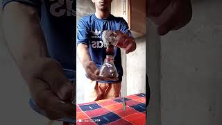 Amazing Glass sand timer ⏳ hack hacks dailylife diy real ifyounevertryyoullneverknow [upl. by Zedecrem]