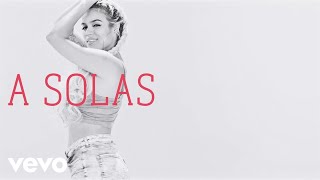 Karol G  A Solas Official Lyric Video [upl. by Kilmarx]