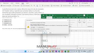 A planilha Excel permite realizar diferentes tipos de CSUFG Instituto Verbena [upl. by Merta]