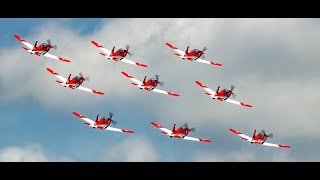 PC7 Team  Antidotum Airshow Leszno 2024 [upl. by Anaujd]