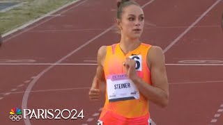 Abby Steiner wins second consecutive 200m title at Bermuda Grand Prix  NBC Sports [upl. by Elam531]