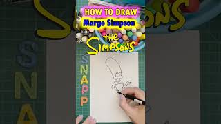 Lets Draw Marge Simpson from The Simpsons simpsons marge simpson thesimpsons [upl. by Yraeg491]