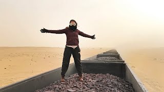 Riding the Iron Ore Train through Mauritania [upl. by Ezana]