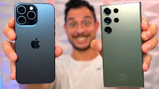 iPhone 15 Pro Max vs Samsung s23 ULTRA Los MEJORES del 2023 🚀 [upl. by Atalayah9]