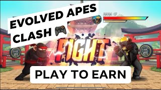 NFT Gaming Project EVOLVED APES Earn ETH Rewards Win Ethereum in this Versus Fighting Game [upl. by Artekal832]