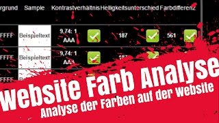 Website Farben analysieren  Check SEO [upl. by Bussey]