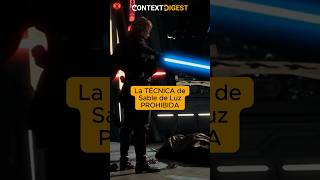 La Técnica PROHIBIDA con Sable de Luz starwars shorts [upl. by Adnalahs991]